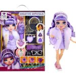 Muñeca Rainbow High Creative Crystals Violet Willow