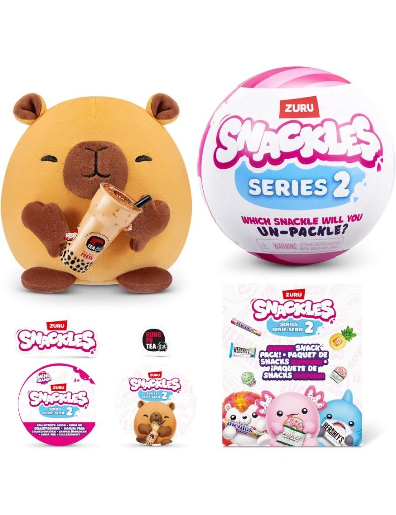 Peluche Sorpresa Snackles Pequeño Con Snacks De Marcas Reales Serie 2