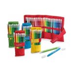 Estuche con 24 Marcadores Carioca Birello de Doble Punta