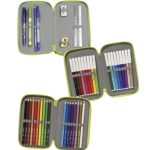 Estuche Carioca con 2 Compartimientos Personalizable y con 35 piezas Colores Surtidos